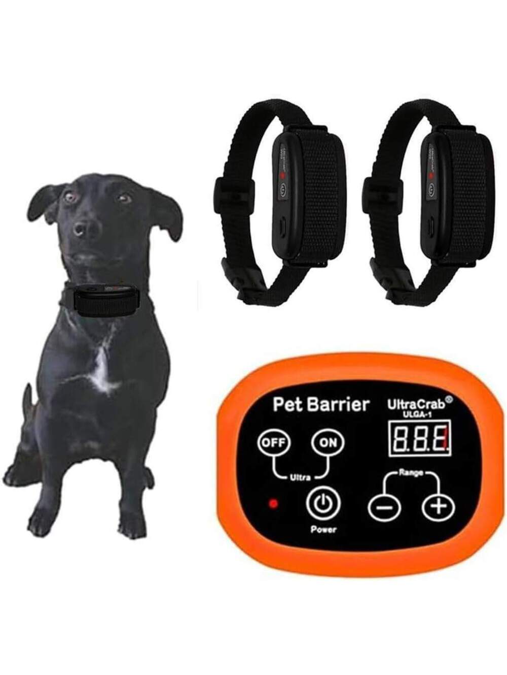 Indoor Pet Barrier for 2 Dogs - Wireless, Adjustable Range, Rechargeable